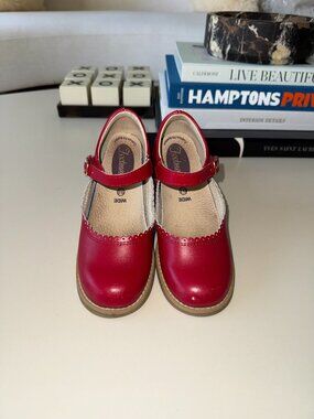 "Allie" Leather Mary Jane Shoes